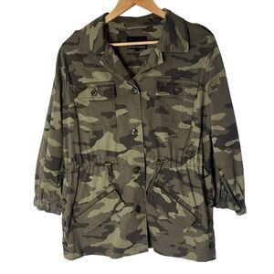 BANANA REPUBLIC Women Camo Jacket Medium